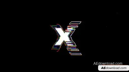 Glitch Logo Logo Stings template preview
