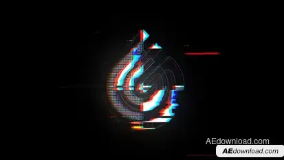 Glitch Logo Logo Stings template preview