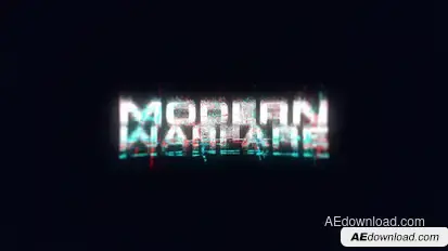 Glitch Logo Logo Stings template preview
