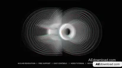 Glitch Logo Logo Stings template preview