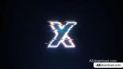 Glitch Logo Logo Stings template preview