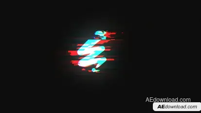 Glitch Logo Logo Stings template preview
