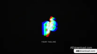 Glitch Logo Logo Stings template preview