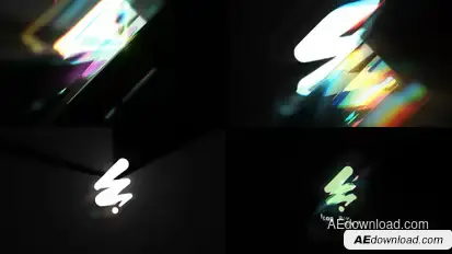Glitch Logo Logo Stings template preview
