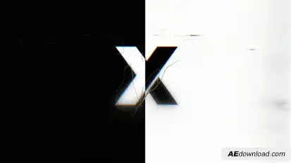 Glitch Logo Logo Stings template preview
