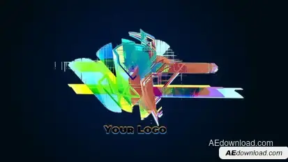 Glitch Logo Logo Stings template preview