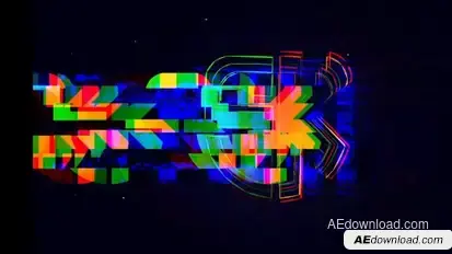 Glitch Logo Logo Stings template preview
