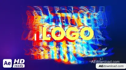 Glitch Logo | Abstract Reveal Logo Stings template preview