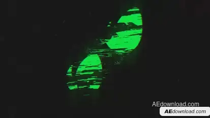 Glitch Logo Reveal Logo Stings template preview