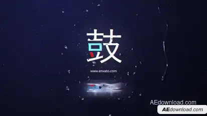 Multicolored Glitch Logo Reveal Logo Stings template preview