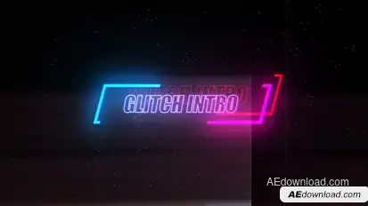 Glitch Logo Reveal Logo Stings template preview