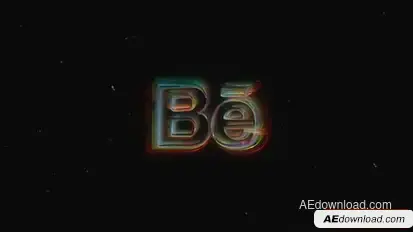 Glitch Logo Reveal Logo Stings template preview