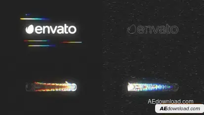 Glitch Logo Reveal Logo Stings template preview