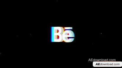 Glitch Logo Reveal Logo Stings template preview