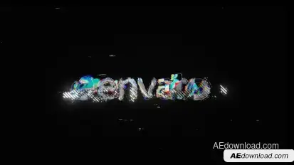 Glitch Logo Reveal V2 Logo Stings template preview