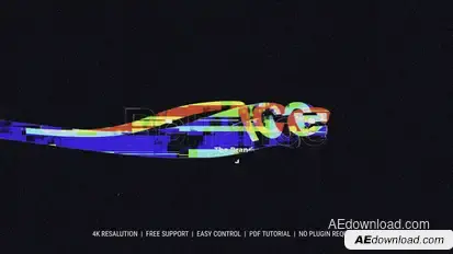 Glitch Logo Reveal Logo Stings template preview