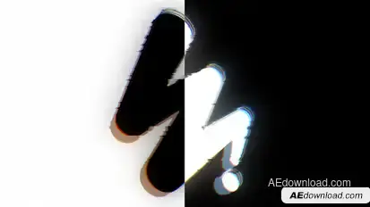Glitch Logo Reveal Logo Stings template preview