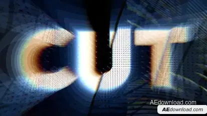 Glitch Logo Reveal Freeze Logo Stings template preview