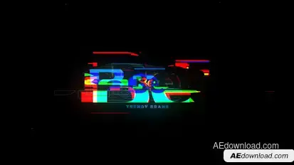 Glitch Logo Sting Logo Stings template preview