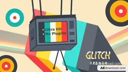 Glitch Opener Openers template preview