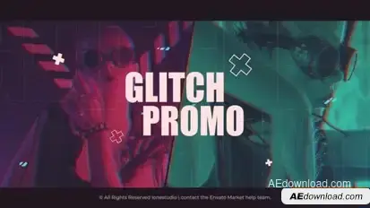 Glitch Opener Openers template preview