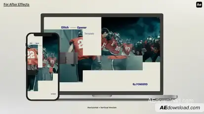 Fast Glitch Opener Openers template preview