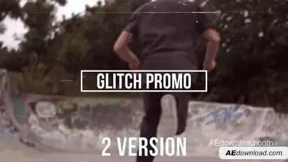 Glitch Promo Openers template preview