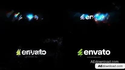 Glitch Ripple Logo Reveal Logo Stings template preview