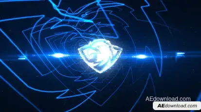 Glitch Tech Logo Logo Stings template preview