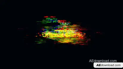 Glitch Title 4K Titles template preview
