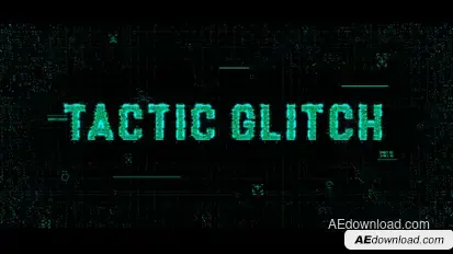 Glitch Titles Openers template preview