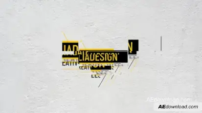 Glitch Titles Titles template preview