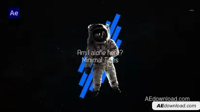 Glitch Titles Titles template preview