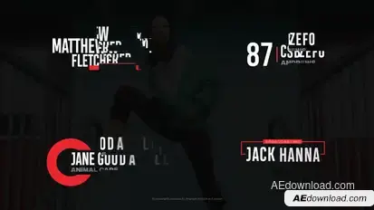 Glitch Titles II Titles template preview