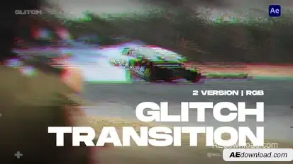 Glitch Transition | AE Elements template preview