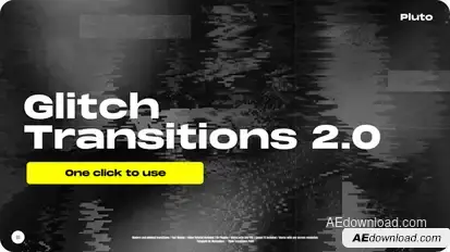Glitch Transitions 2.0 Elements template preview