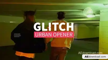 Videohive Glitch Urban Opener 45237904 Openers template preview