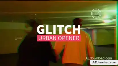 Glitch Urban Opener Openers template preview