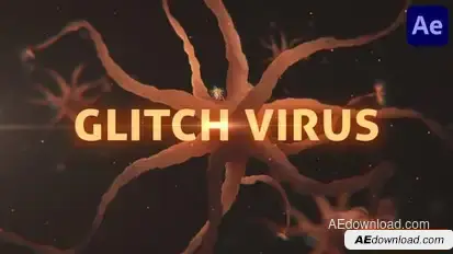 Videohive Glitch Virus Intro for After Effects Openers template preview