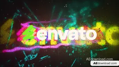 Glitchyverse Reveal Logo Stings template preview