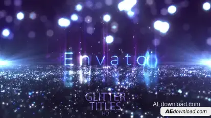 Glitter Fashion Titles Titles template preview