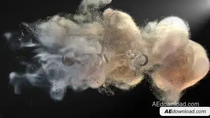 Glitter Smoke Logo Reveal Logo Stings template preview