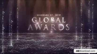 Global Awards/Ceremony Titles broadcast-packages template preview
