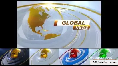 Global News Intro Pack Openers template preview