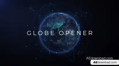 Globe Opener Titles template preview