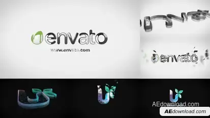 Glossy Logo Reveal Logo Stings template preview