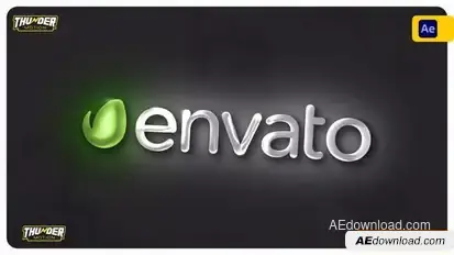 Glossy Logo Reveal Logo Stings template preview