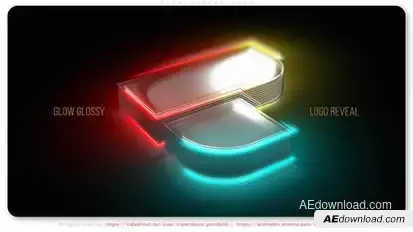 Glow Glossy Logo Logo Stings template preview