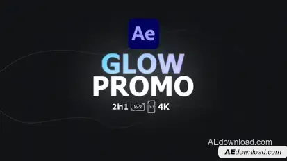 Glow Promo Agency for Social Media Openers template preview