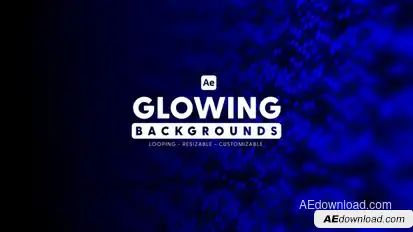 Glowing Backgrounds Elements template preview